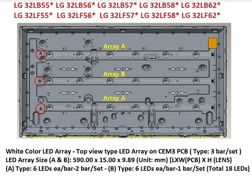 Светодиодная подсветка LG